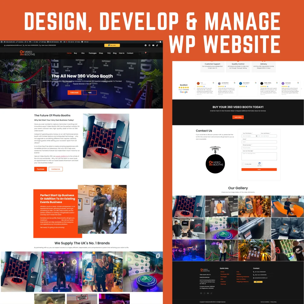 Design, Develop & Manage WP Website
